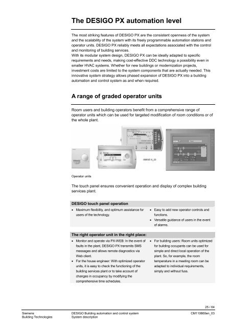 DESIGO building automation system