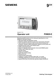 PXM20-E Operator unit Data sheet N9234en - Persy