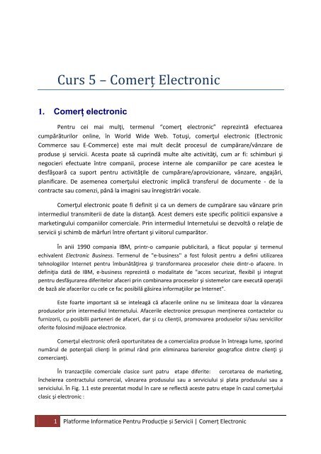 Curs 5 – Comert Electronic