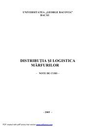 DISTRIBUŢIA ŞI LOGISTICA MĂRFURILOR