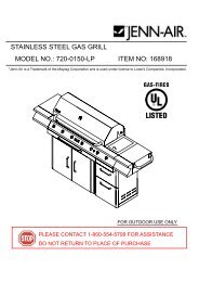 STAINLESS STEEL GAS GRILL MODEL NO. 720-0150-LP ITEM NO 168918