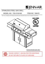 STAINLESS STEEL GAS GRILL MODEL NO. 720-0100-NG ITEM NO 109476