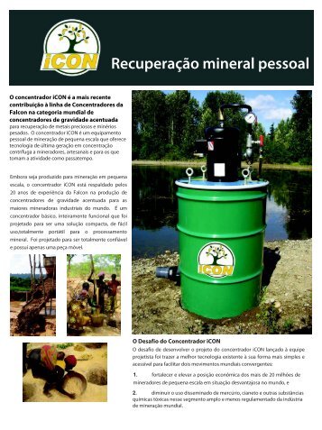 Recuperação mineral pessoal