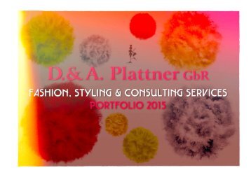 Portfolio 2015 - D. & A. Plattner GbR