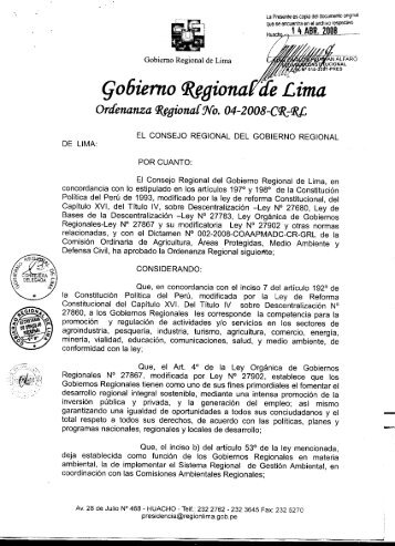 Untitled - Gobierno Regional de Lima