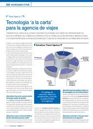 Tecnología ‘a la carta’ para la agencia de viajes