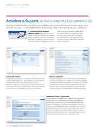 Amadeus e-Support la más completa herramienta de