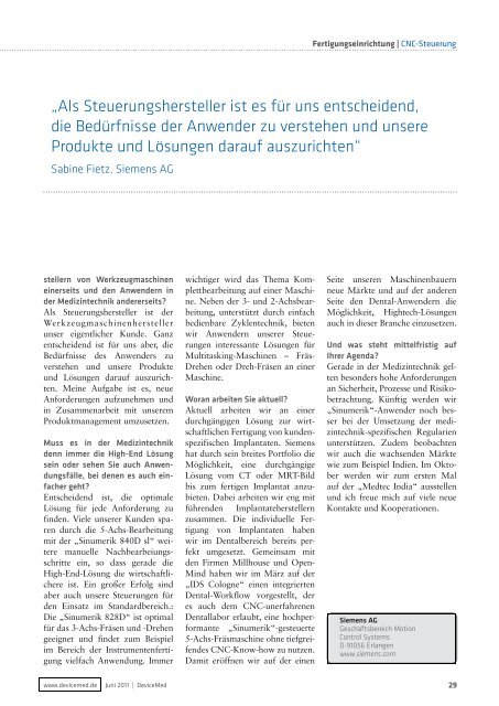 Marktübersicht: Sterilisation - DeviceMed.de