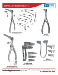 OTOLOGY RHINOLOGY/RHYNOPLASTY INSTRUMENTS JULL SURG