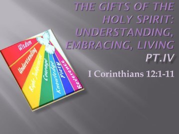 I Corinthians 12:1-11