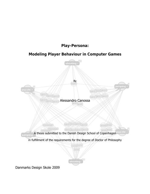 Play-Persona: Modeling Player Behaviour in Computer Games