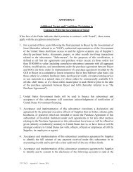 APPENDIX E Additional Terms and Conditions ... - Pratt & Whitney