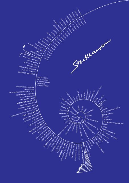 for 4 trumpeters - Karlheinz Stockhausen