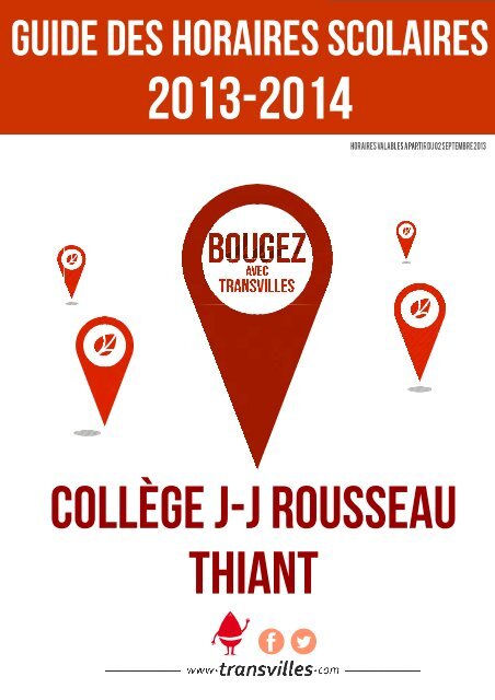 2013-2014 Collège J-J Rousseau THIANT