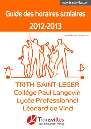 TRITH-SAINT-LEGER Collège Paul Langevin Lycée Professionnel Léonard de Vinci