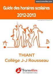 THIANT Collège J-J Rousseau