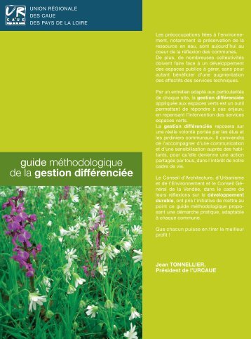 guide mÃ©thodologique de la gestion diffÃ©renciÃ©e - CAUE