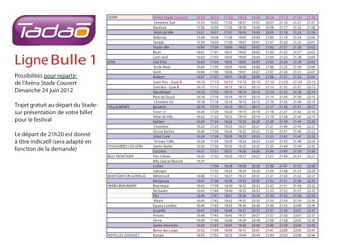 Ligne Bulle 1