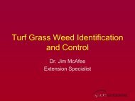 Turf Grass Weed Identification and Control
