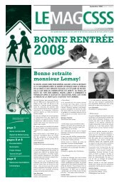Septembre 2008 - CSSS de Dorval-Lachine-LaSalle