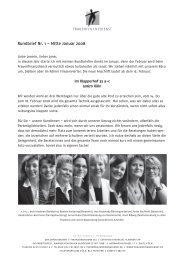 Rundbrief Nr. 1 - Mitte Januar 2008 - Frauenfinanzdienst