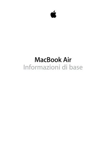 Apple MacBook Air (13 pollici, inizio 2015) - Informazioni di base - MacBook Air (13 pollici, inizio 2015) - Informazioni di base