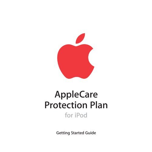 Apple AppleCare Protection Plan per iPod Guida introduttiva