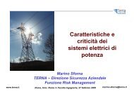 Caratteristiche e criticità dei sistemi elettrici di potenza