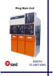 Ring Main Unit RMSYS 12‐24kV 630A