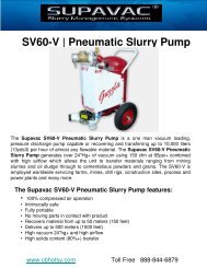 SV60-V | Pneumatic Slurry Pump