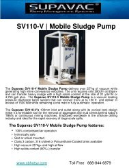 SV110-V | Mobile Sludge Pump