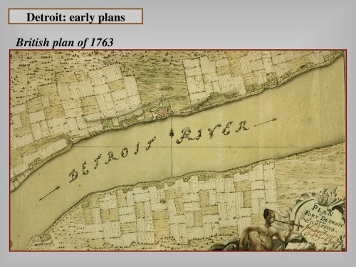 Detroit early plans French plan of 1749