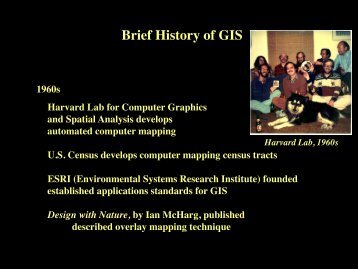 Brief History of GIS