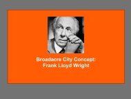 Broadacre City Concept Frank Lloyd Wright