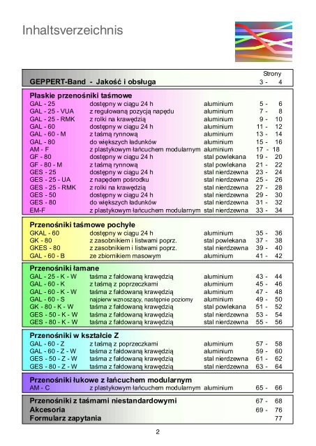 GAL - 60 - Geppert-Band GmbH