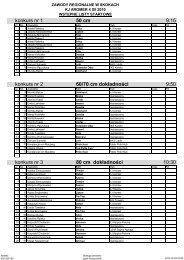 konkurs nr 1 50 cm konkurs nr 2 60/70 cm dokÅadnoÅci konkurs nr 3 ...