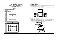 AR-M9702/22 (R) Serial Manual