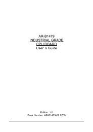 INDUSTRIAL GRADE CPU BOARD User’ s Guide