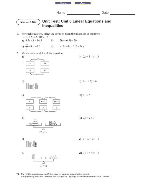 unit 2 equations and inequalities homework 11 answer key
