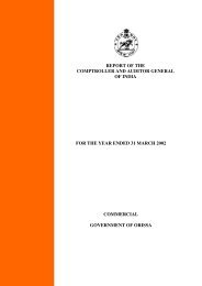 Audit Report(Commercial) - Accountant General, Odisha