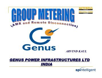 GENUS POWER INFRASTRUCTURES LTD INDIA