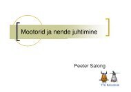 Mootorid ja nende juhtimine