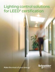 Lighting control solutions for LEED certification