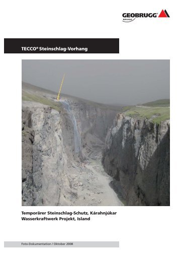 TECCO® Steinschlag-Vorhang - Geobrugg AG