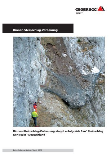Rinnen-Steinschlag-Verbauung Kehlstein ... - Geobrugg AG
