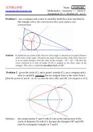 Assignement #2 ANSWERS