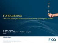 FORECASTING