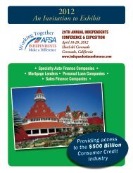 Brochure - (AFSA) Independents Conference