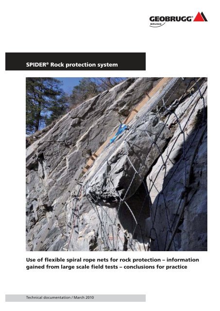 SPIDER® Rock protection system - Geobrugg AG