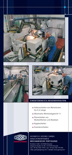 Produktportfolio - Heinrich Georg GmbH Maschinenfabrik